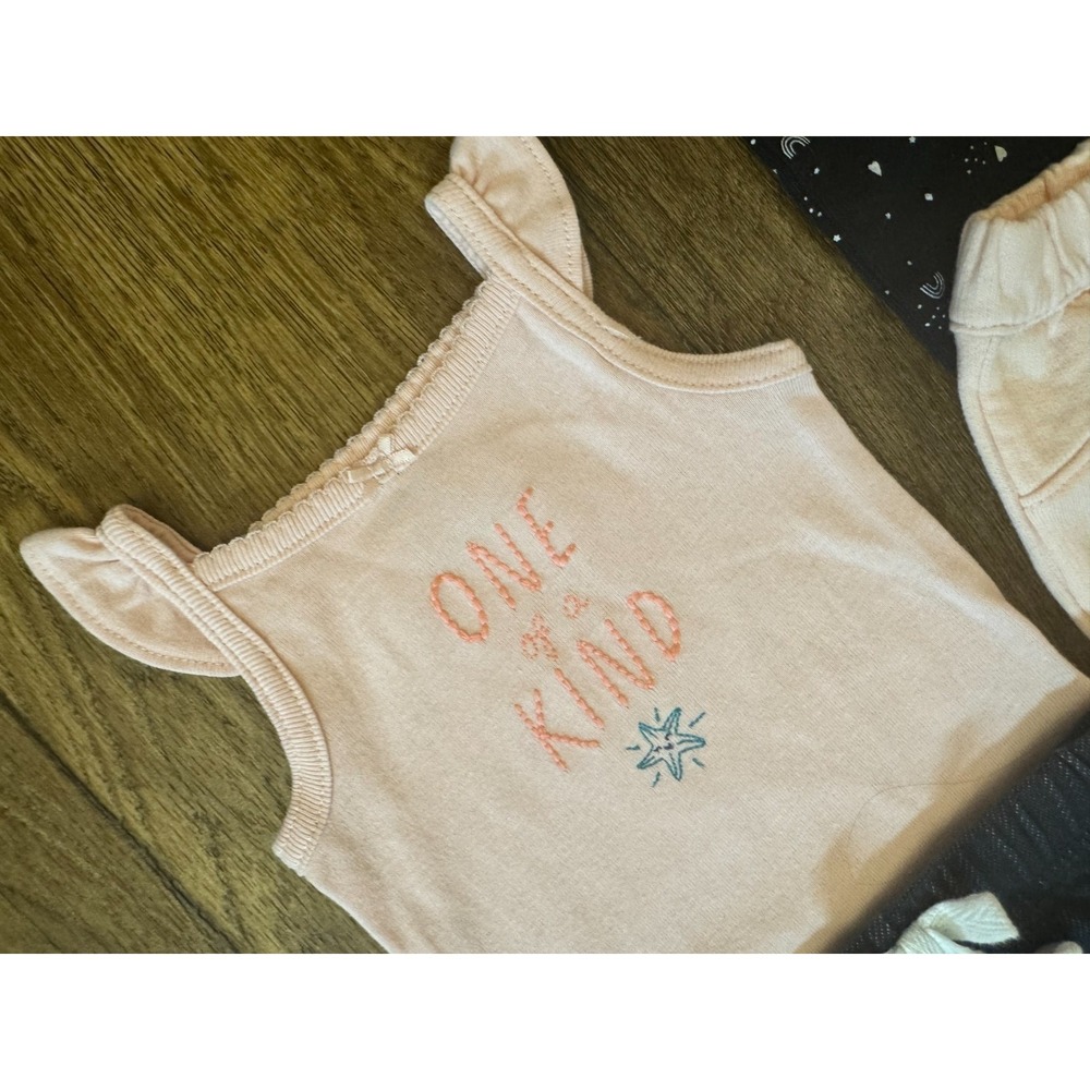 Carter's Baby Clothes Girl 3 Months Outfits Bodysuit Tank Tops Shirts Shorts Lot - Picture 10 of 12